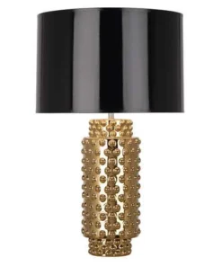 Robert Abbey Dolly Gold Table Lamp Black Shade New Arrivals