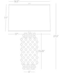 Robert Abbey Dolly Gold Table Lamp Black Shade New Arrivals