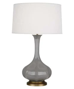 Robert Abbey Pike Table Lamp Smoky Taupe New Arrivals
