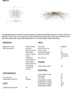 Arteriors Home Roxanne Flush Mount Polished Nickel New Arrivals