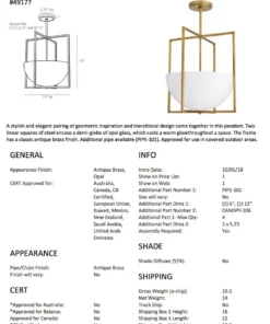 Arteriors Home New Arrivals Royce Pendant Antique Brass 15 Arteriors Home New Arrivals Royce Pendant Antique Brass