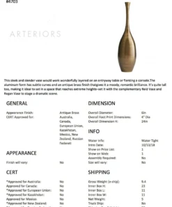 Arteriors Home Ryan Vase New Arrivals 9 Arteriors Home Ryan Vase New Arrivals