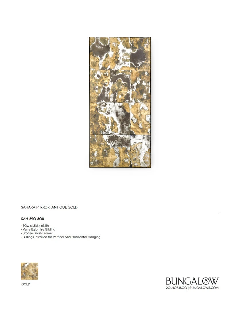 Bungalow 5 Sahara Mirror Antique Gold New Arrivals 9 Bungalow 5 Sahara Mirror Antique Gold New Arrivals