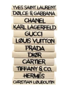 E Lawrence Street Script Black Font Fashion Designer Book Set