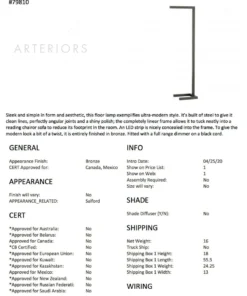 Arteriors Home Salford Floor Lamp Bronze New Arrivals 14 Arteriors Home Salford Floor Lamp Bronze New Arrivals