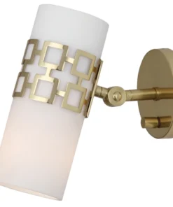 Jonathan Adler New Arrivals Parker Wall Sconce Antique Brass