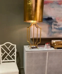 Worlds Away New Arrivals Windham Table Lamp Gold Leaf