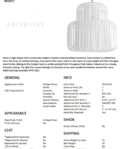 Arteriors Home Shae Pendant 15 Arteriors Home Shae Pendant
