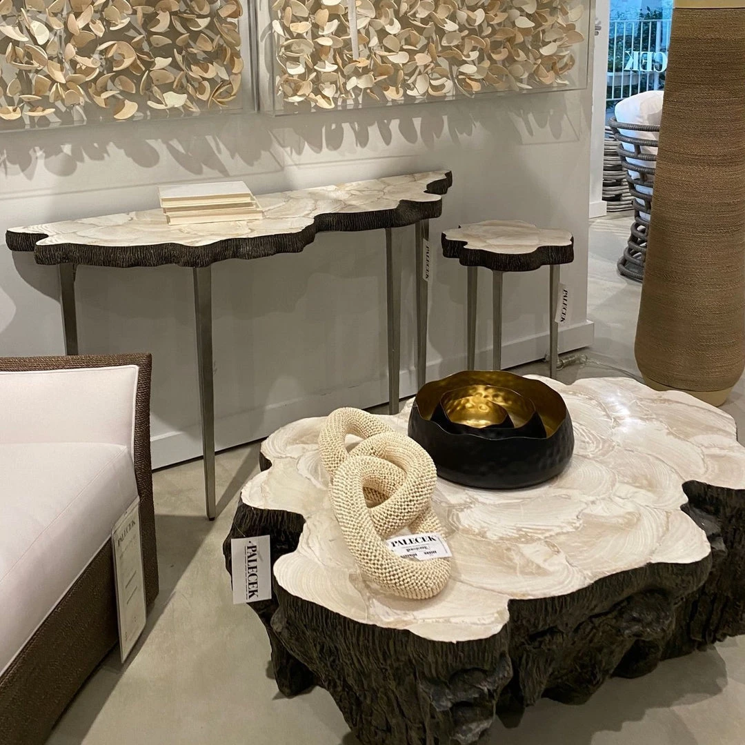 Palecek New Arrivals Madera Coco Bead Chain Links 3 Palecek New Arrivals Madera Coco Bead Chain Links