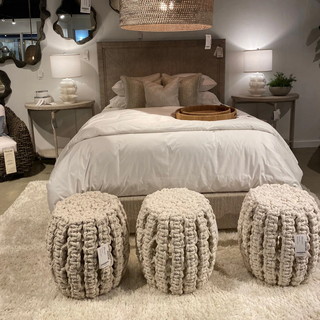 Palecek New Arrivals Annabel Hassock 4 Palecek New Arrivals Annabel Hassock