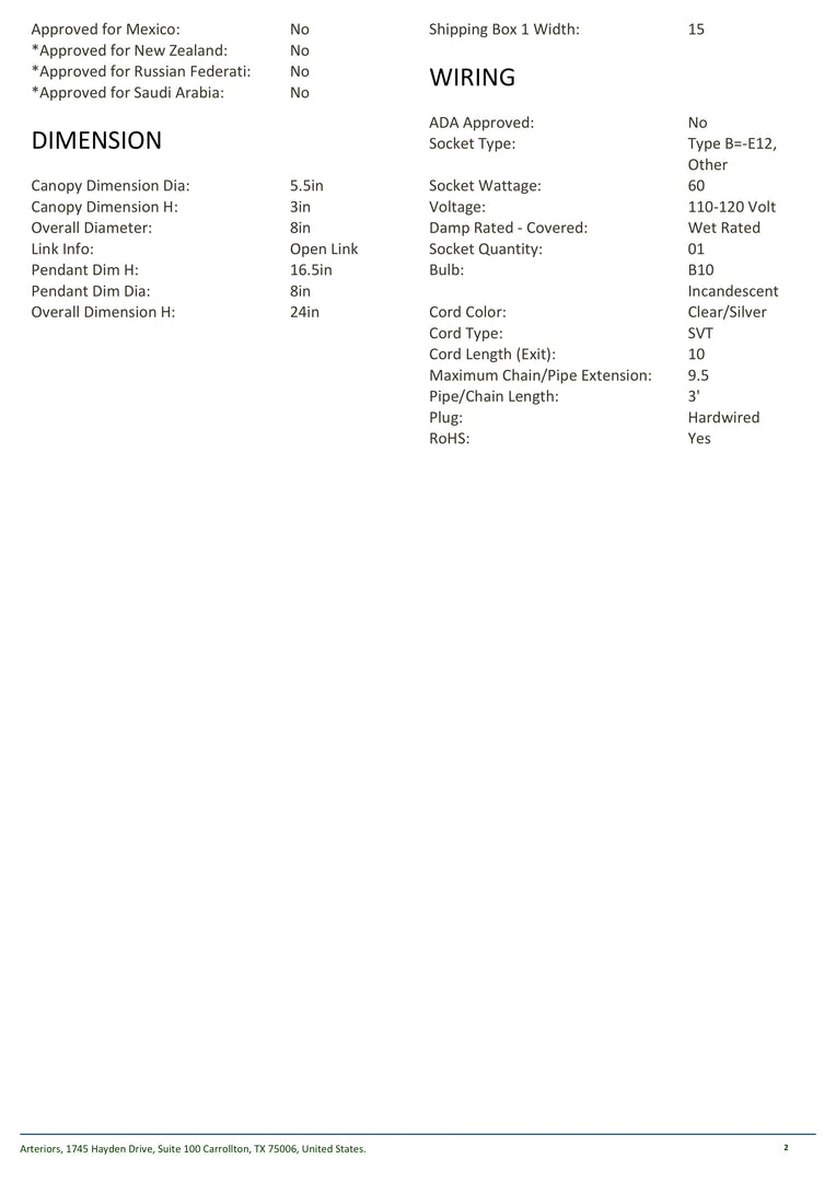 Arteriors Home New Arrivals Sorel Outdoor Pendant Iron 5 Arteriors Home New Arrivals Sorel Outdoor Pendant Iron