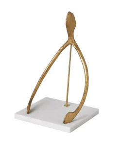 Studio A New Arrivals Wish Sculpture Gold Leaf