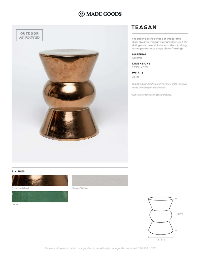 Made Goods Teagan Stool White New Arrivals 2 Made Goods Teagan Stool White New Arrivals