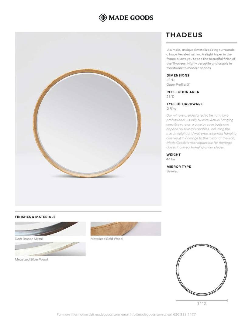 Made Goods Thadeus Mirror Gold 4 Made Goods Thadeus Mirror Gold