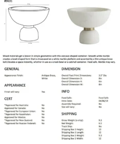 Arteriors Home New Arrivals Tate Container 12 Arteriors Home New Arrivals Tate Container