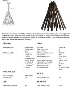 Arteriors Home New Arrivals Terek Pendant