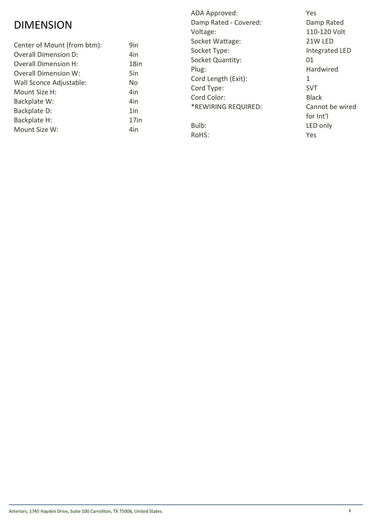 Arteriors Home New Arrivals Titus Sconce Antique Brass 5 Arteriors Home New Arrivals Titus Sconce Antique Brass