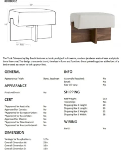 Arteriors Home Tuck Ottoman Bone Linen New Arrivals 19 Arteriors Home Tuck Ottoman Bone Linen New Arrivals