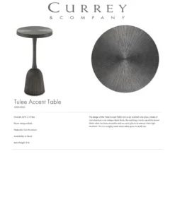 Currey And Company Tulee Accent Table New Arrivals 8 Currey And Company Tulee Accent Table New Arrivals
