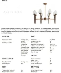 Arteriors Home Tumen Chandelier New Arrivals 13 Arteriors Home Tumen Chandelier New Arrivals