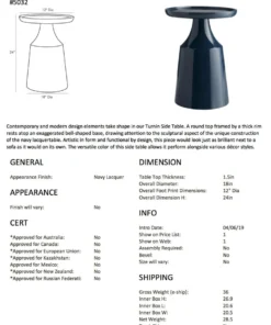 Arteriors Home New Arrivals Turin Side Table 12 Arteriors Home New Arrivals Turin Side Table