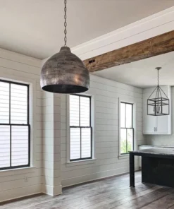 Currey And Company New Arrivals Earthshine Pendant Steel Large