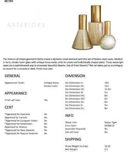 Arteriors Home Union Vases Set Of Three New Arrivals 27 Arteriors Home Union Vases Set Of Three New Arrivals
