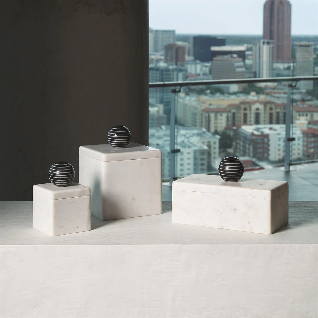 Global Views La Boite Marble Box Set Of Three 1 Global Views La Boite Marble Box Set Of Three