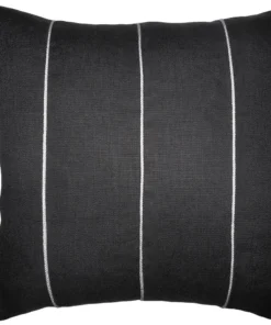 Clayton Gray Home New Arrivals Taos Slubby Steel Stripe Pillow