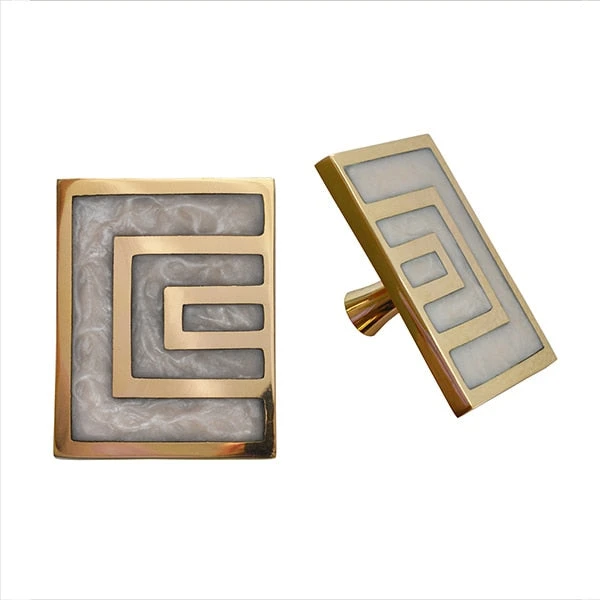 Worlds Away Moira Knob Pair Brass And Cream Resin New Arrivals 2 Worlds Away Moira Knob Pair Brass And Cream Resin New Arrivals