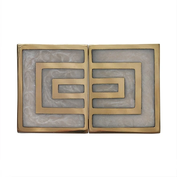 Worlds Away Moira Knob Pair Brass And Cream Resin New Arrivals 1 Worlds Away Moira Knob Pair Brass And Cream Resin New Arrivals