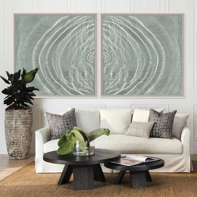 Natural Curiosities New Arrivals Ripple Diptych 1 Framed Artwork 2 Natural Curiosities New Arrivals Ripple Diptych 1 Framed Artwork