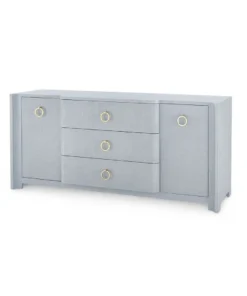 Bungalow 5 Audrey 3 Drawer 2 Door Cabinet Grey