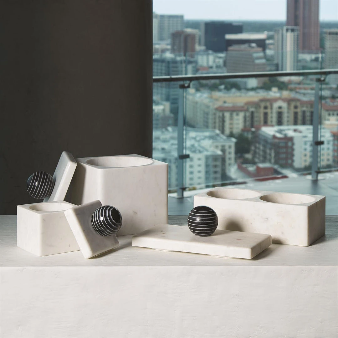 Global Views La Boite Marble Box Set Of Three 2 Global Views La Boite Marble Box Set Of Three