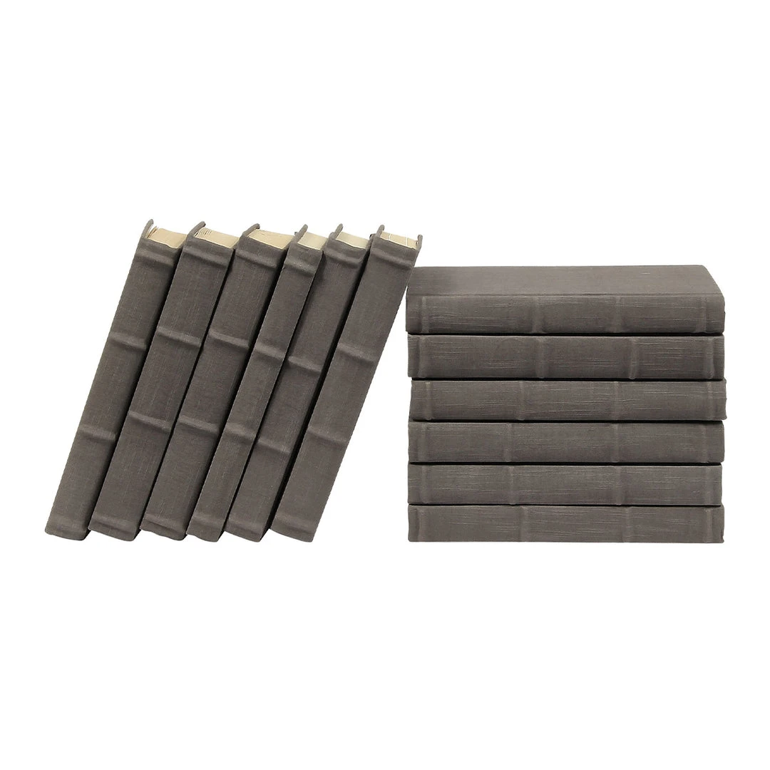 E Lawrence Linen Decorative Books In Charcoal Gray Set Of 12 New Arrivals 1 E Lawrence Linen Decorative Books In Charcoal Gray Set Of 12 New Arrivals