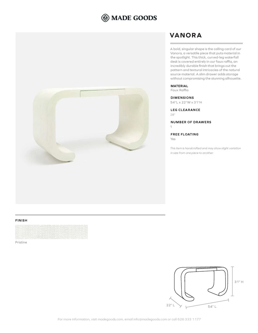 Made Goods New Arrivals Vanora Desk Small Pristine 6 Made Goods New Arrivals Vanora Desk Small Pristine