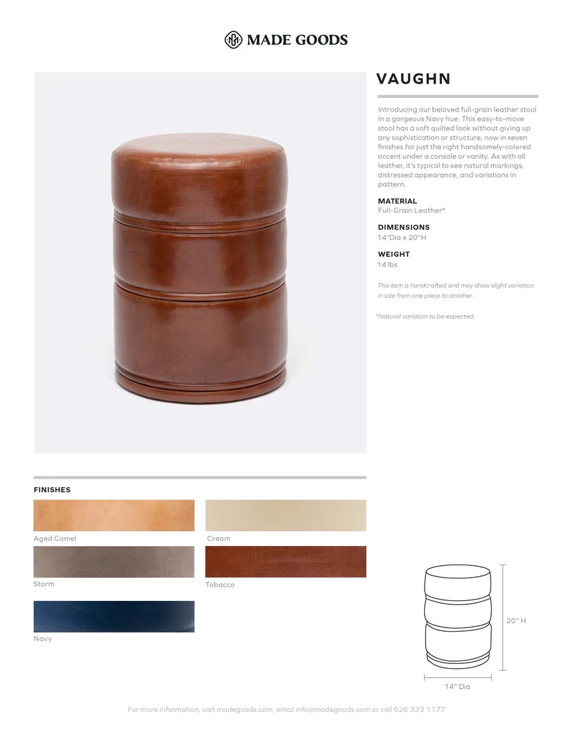 Made Goods New Arrivals Vaughn Stool Cream 4 Made Goods New Arrivals Vaughn Stool Cream