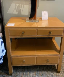 Made Goods Conner Double Nightstand Dark Tan New Arrivals