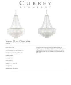 Currey And Company Vintner Blanc Chandelier 10 Currey And Company Vintner Blanc Chandelier