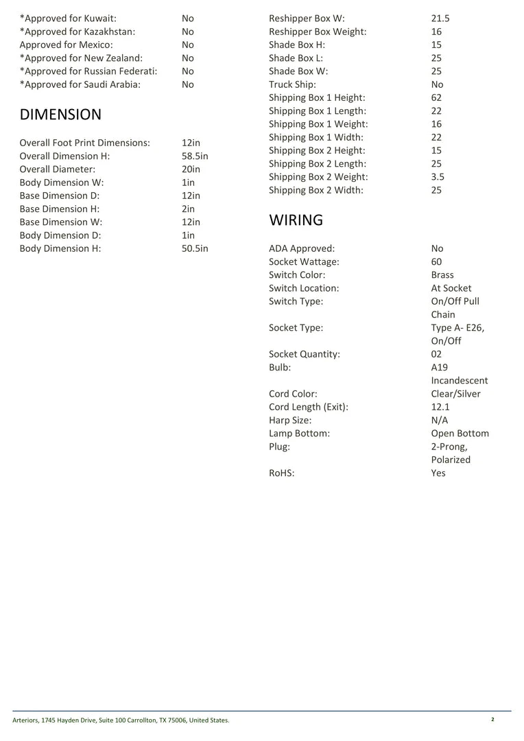 Arteriors Home Violetta Floor Lamp Matte Black 5 Arteriors Home Violetta Floor Lamp Matte Black