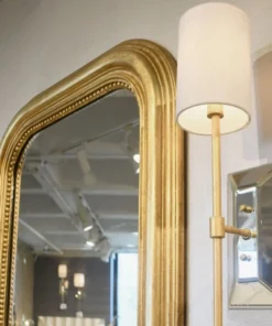 Worlds Away Virginia Wall Sconce Gold Leaf New Arrivals