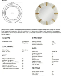 Arteriors Home New Arrivals Von-Webber Mirror 15 Arteriors Home New Arrivals Von-Webber Mirror