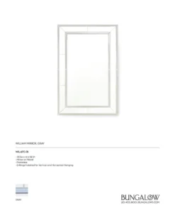 Bungalow 5 William Mirror Gray 9 Bungalow 5 William Mirror Gray