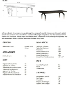 Arteriors Home Wagner Cocktail Table New Arrivals 12 Arteriors Home Wagner Cocktail Table New Arrivals