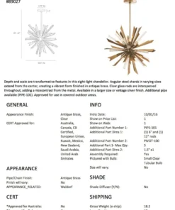 Arteriors Home Waldorf Chandelier Brass 2 Sizes New Arrivals 16 Arteriors Home Waldorf Chandelier Brass 2 Sizes New Arrivals