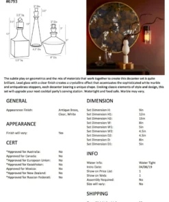 Arteriors Home New Arrivals Wilshire Decanter Set Of 3 14 Arteriors Home New Arrivals Wilshire Decanter Set Of 3