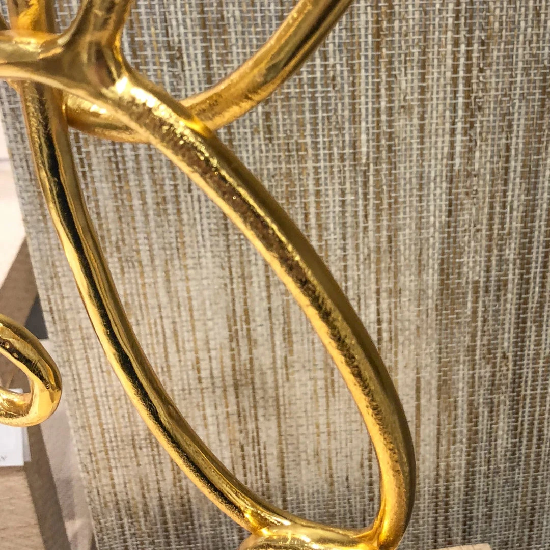 Worlds Away Anton Sculpture Gold 3 Worlds Away Anton Sculpture Gold