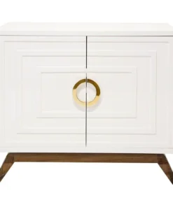 Worlds Away Bernard Two Door Cabinet Brass New Arrivals