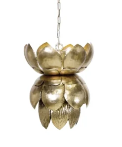 Worlds Away Blossom Pendant Silver Leaf New Arrivals