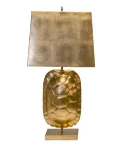 Worlds Away Cecile Shell Tortoise Lamp Gold